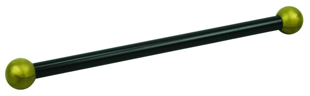 Solus Sca-335 Aluminum Cross Arm Ladder Rest For Lamp Posts, Weather Resistant, Black With Gold Caps, Single Pack