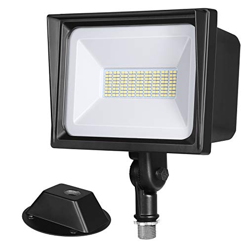 Dewenwils 65W Led Flood Light Outdoor With Knuckle Mount, 6670 Lm Super Bright Ip65 Waterproof Led Security Flood Light, 5000K Daylight For Landscape, Garden, Yard, Garage,Driveway Ul Listed