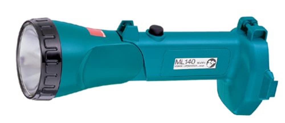 Makita Ml140 Battery Flashlight - One Size, Durable Plastic, Factory Color