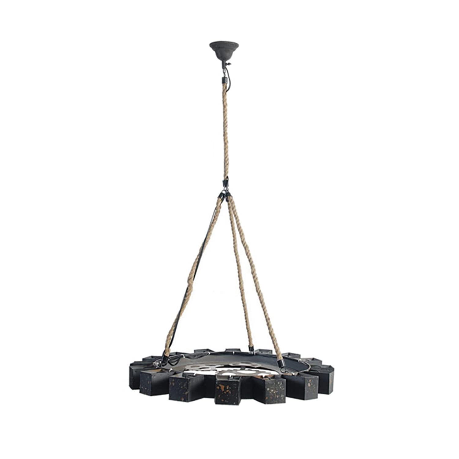 Benjara Distinctively Designed Tyre-Like Chandelier