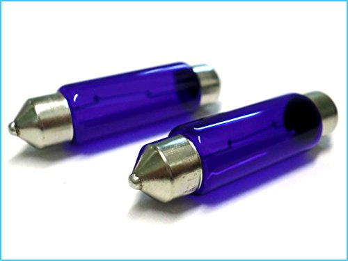 Carall Car Halogen Bulbs T11 C10W 41Mm Sv8.5 12V 10W Super White - Xenon Effect, Low/High Beam, Fog Light Replacement