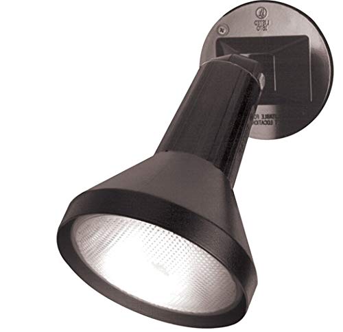 Ciata 15in Outdoor Security Flood Light, 150W PAR38, Heavy Duty Cast Aluminum, Weather Proof, Black Finish