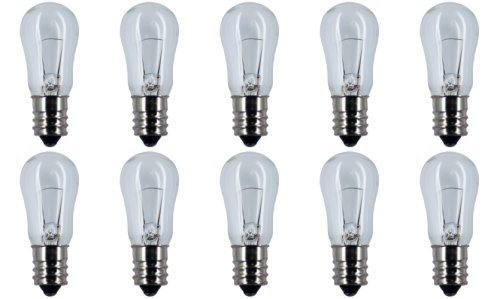 CEC Industries S-6 24V Bulbs, 6W, E12 Base, Box of 10, Model 43222-4777