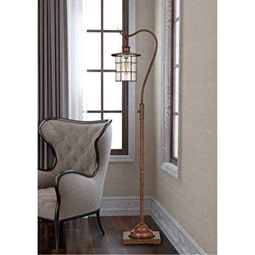 Cal Lighting Bo-2668Fl-Ru Transitional One Light Floor Lamp From Silverton Collection In Bronze/Dark Finish 8.50 Inches Rust