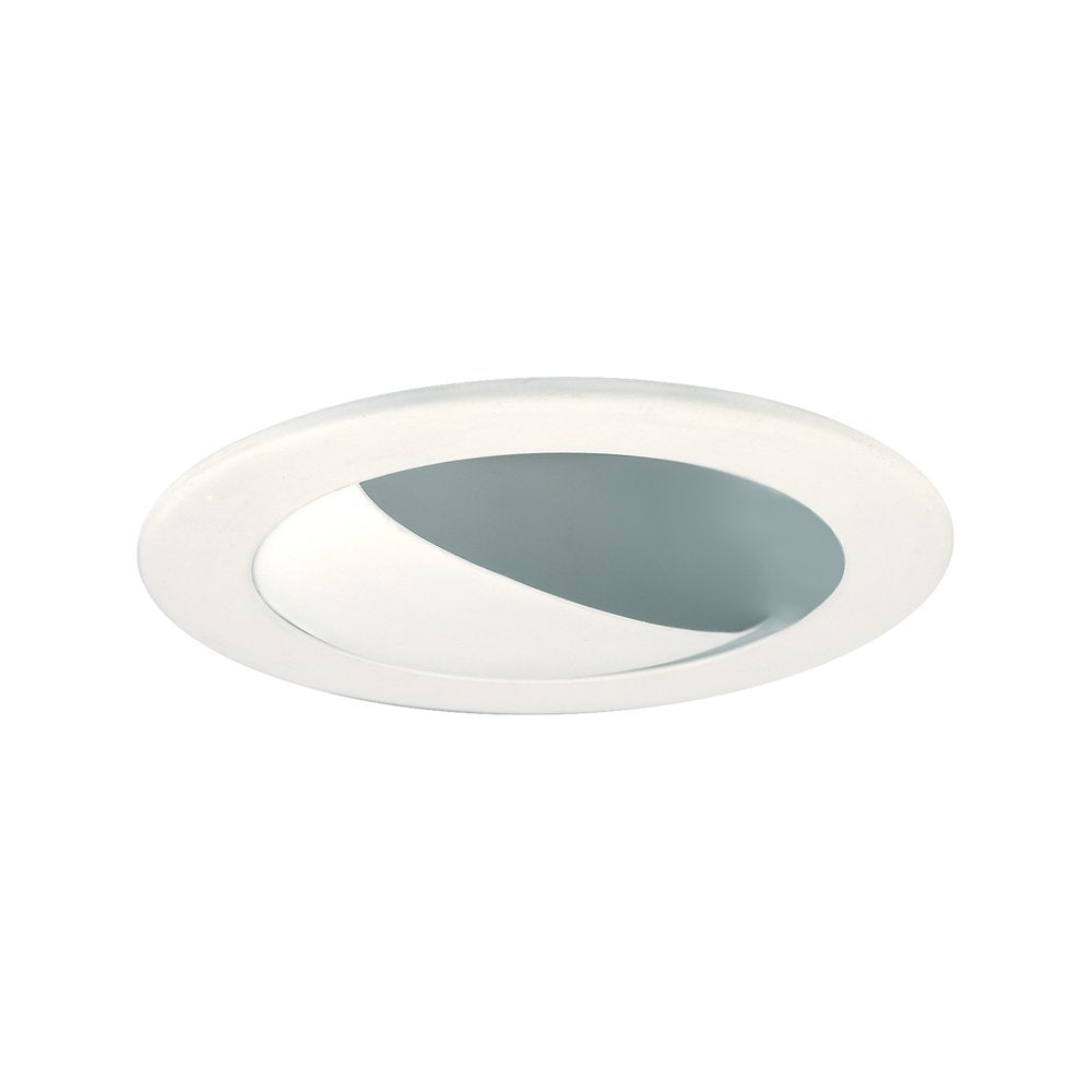 Jesco Lighting TM204WHWH Trim, Diameter: 5&quot;, Height: 1-1/8&quot;, All White Finish