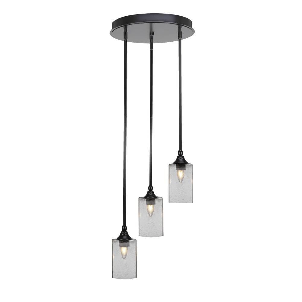 Empire 3 Light Cluster Pendalier in Matte Black (2143-MB-530)
