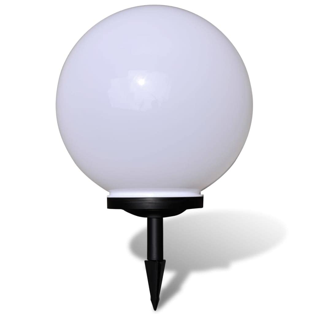 vidaXL Outdoor Pathway Lamp LED Solar Powered 15.7in White Model 40866