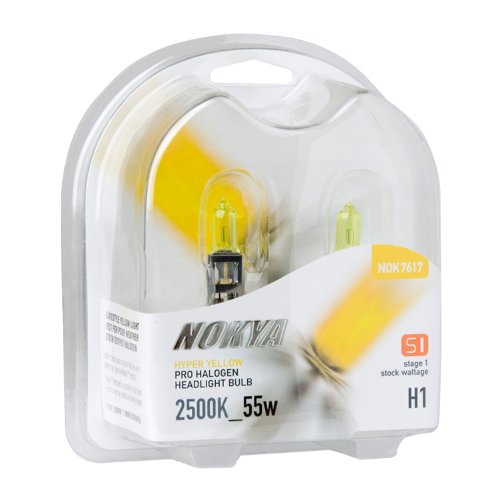 Jdm H1 Nokya 2500K Hyper Yellow Head/Fog Light Bulbs