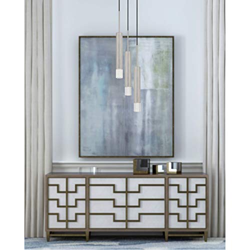 Cal Lighting Fx-3723-3P-Bs Transitional Led Pendant From Led Pendant Collection In Bronze/Dark Finish, 8.00 Inches