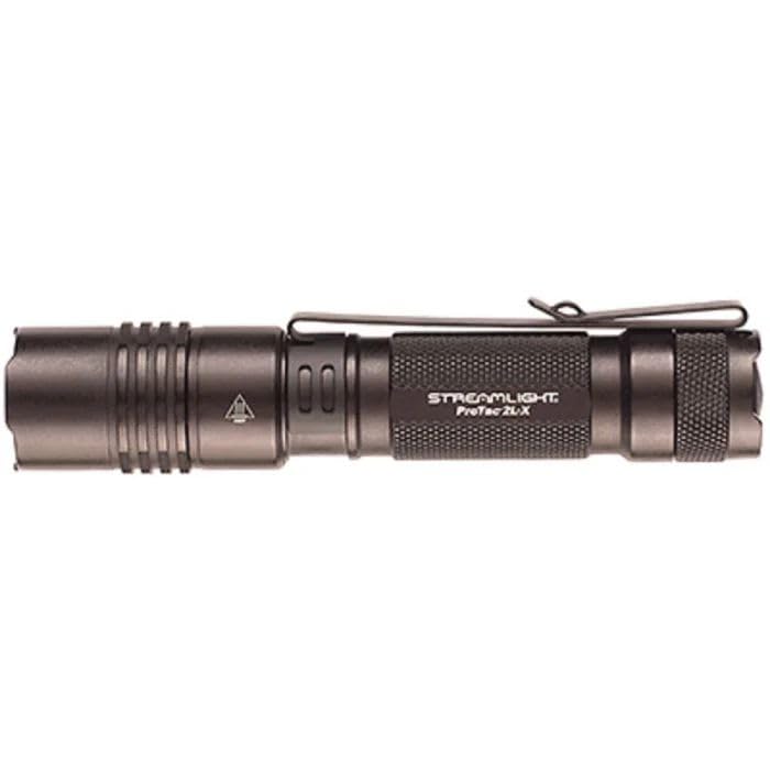 Streamlight 88062 Protac 2L-X 500-Lumen Edc High Performance Multi-Fuel Tactical Flashlight, Includes Cr123A Batteries, Holster, And Clip, Clear Retail Packaging, Black
