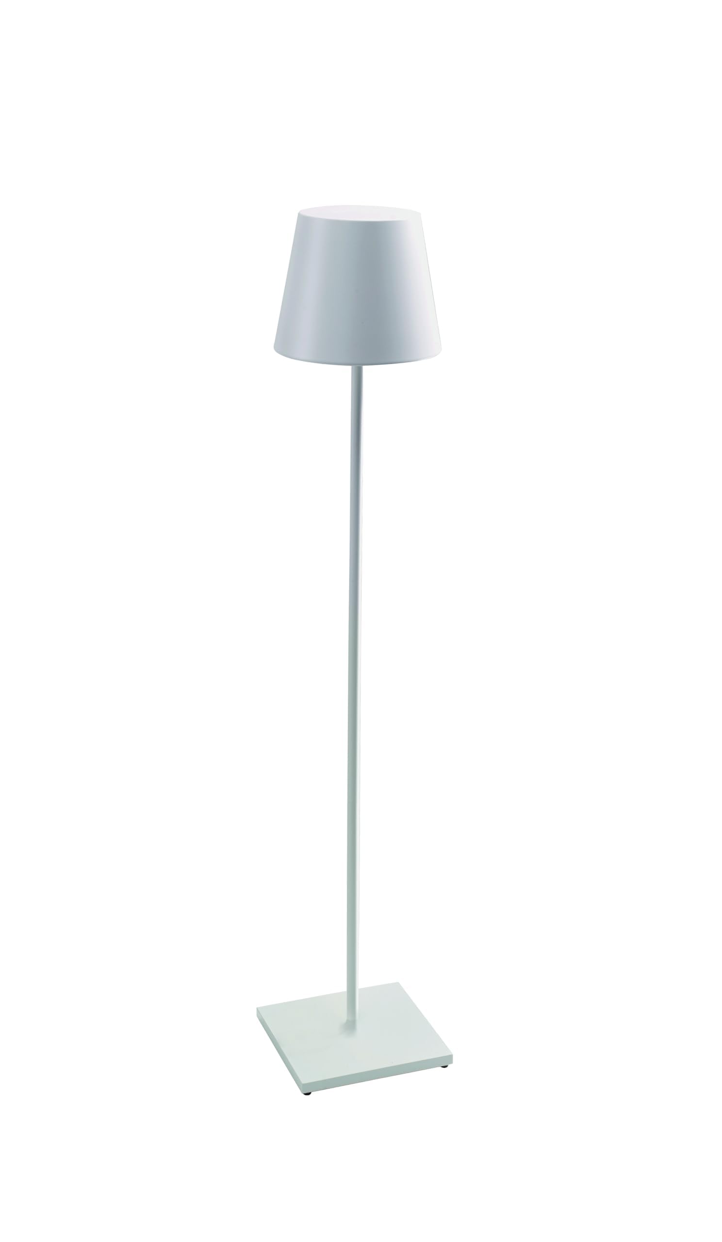 Zafferano Poldina PRO XXL Floor/Table Lamp - White, Polycarbonate, Modern Design