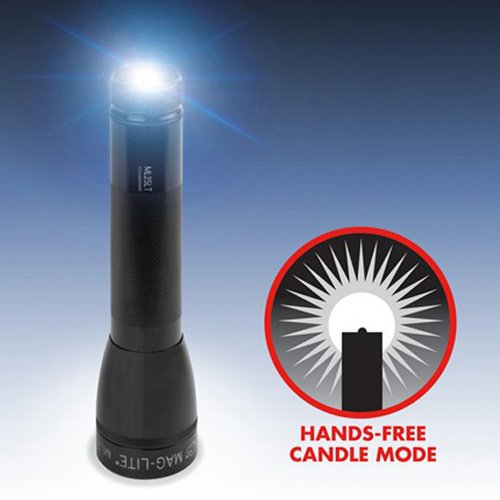 MagLite 2C Cell Flash Light - Red Aluminum, Model ML25IT-2035, Durable & Bright