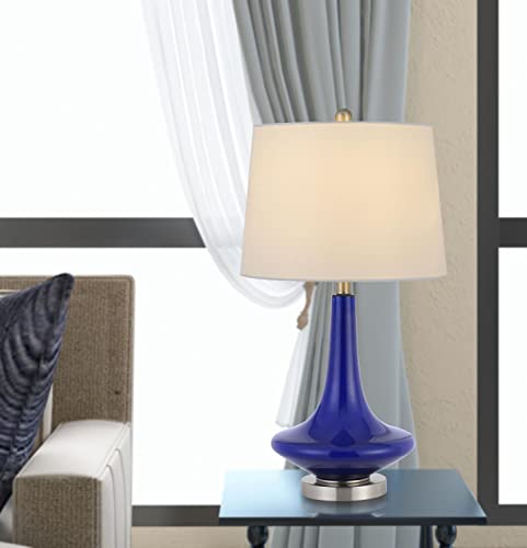 Cal Lighting Bo-2960Tb-2 Transitional Two Light Table Lamp From Kleve Collection In Bronze/Dark Finish, 14.00 Inches