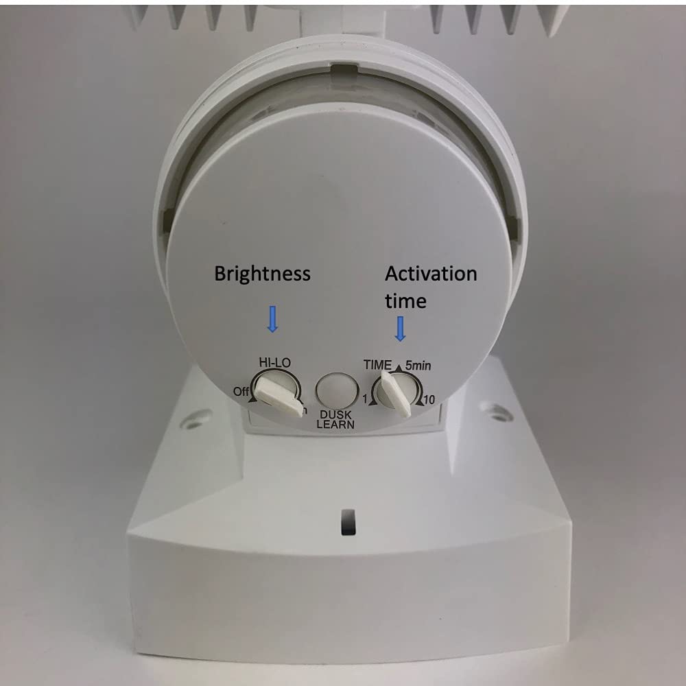 Iq America Motion Security Flood Light 1600 Lumen Led Outdoor Weatherproof Adjustable Sensor Detection Universal Wall Eave Or So