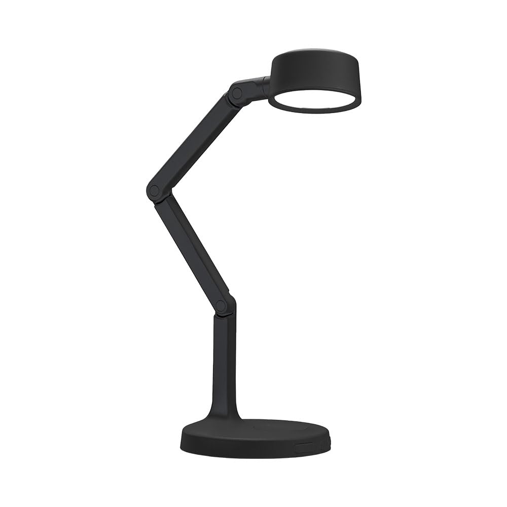 LUME CUBE Edge Light Go - Rechargeable Cordless Table Lamp - Perfect Lighting Wherever You Need it - Battery Powered LED Desk Li