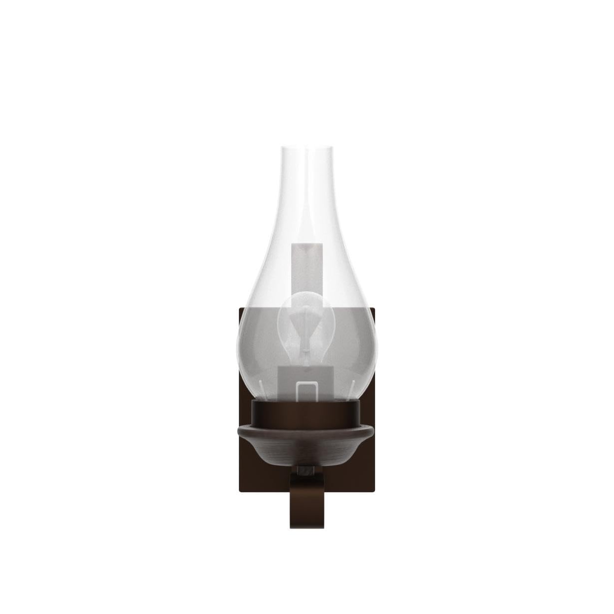 Lightinthebox Rustic Glass Wall Sconce - Vintage Farmhouse Industrial Lamp (2Pcs) For Cabin & Living Room