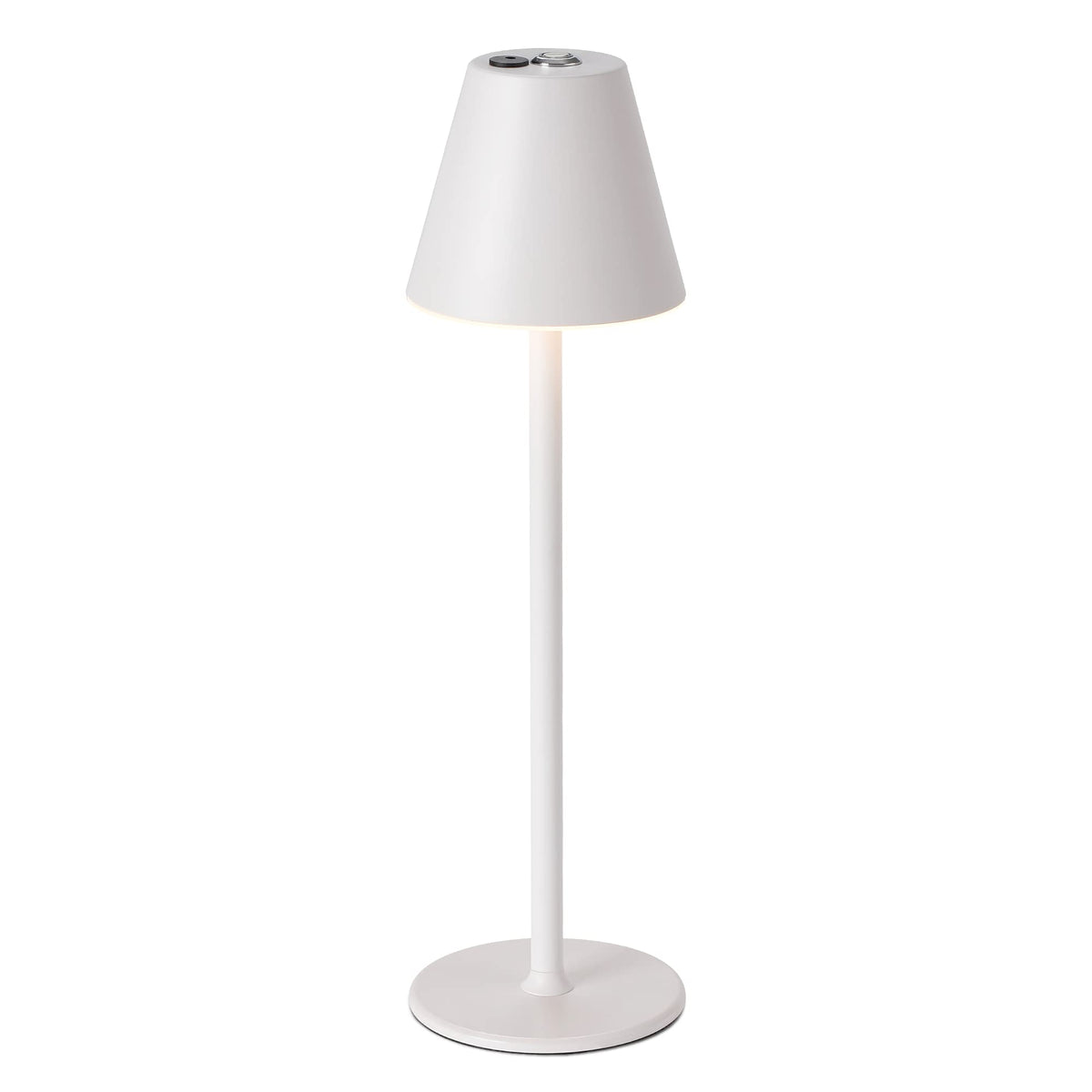 Timjorman Modern Led Cordlesstable Lamp,4000Mah Rechargeable Battery Desk Lamp,3 Level Brightness Night Light, Metal Shell,Minim