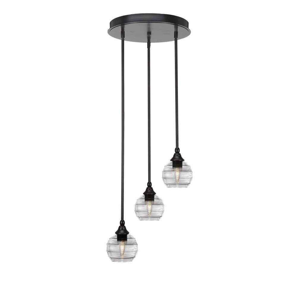 Empire 3 Light Cluster Pendalier in Espresso (2143-ES-5110)