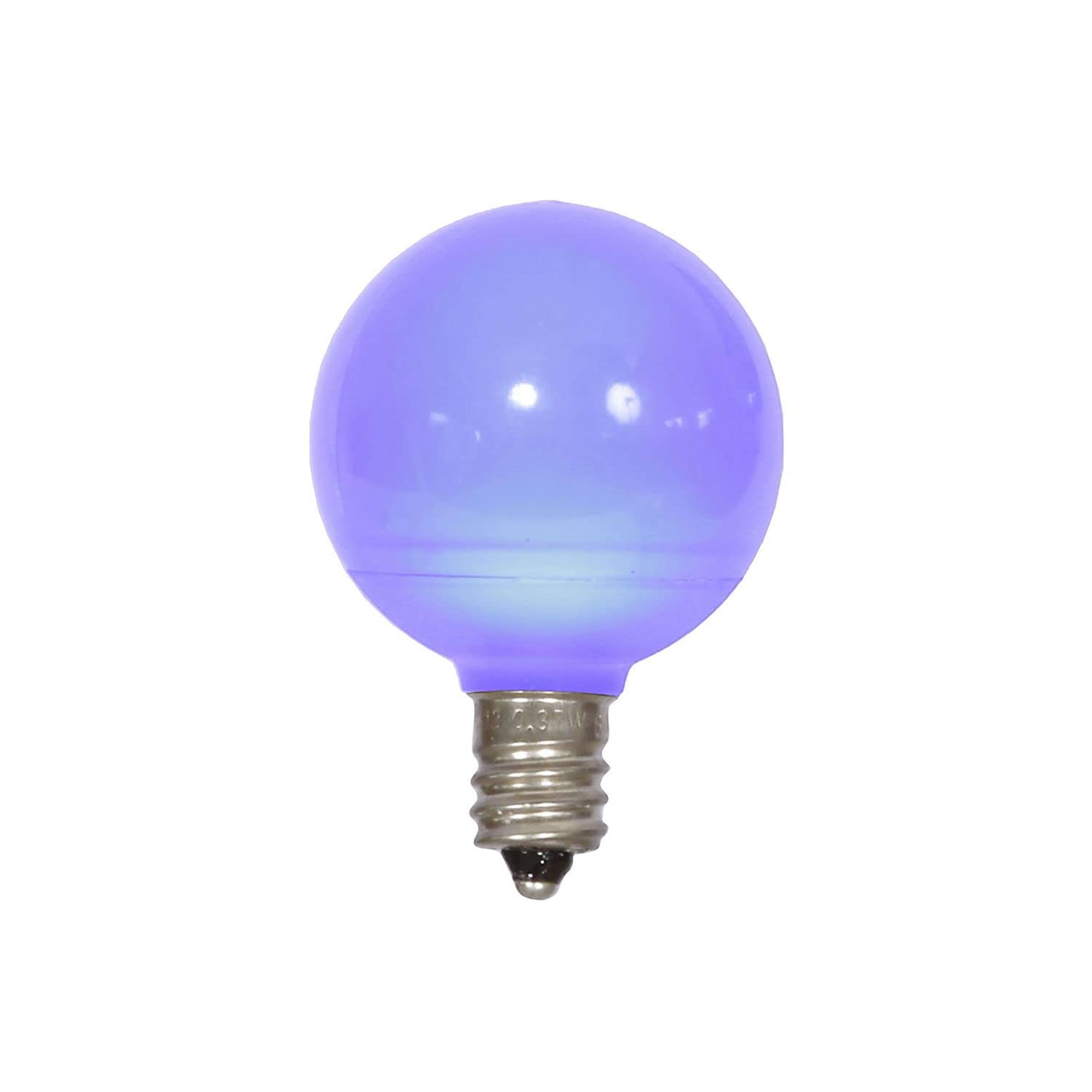 Vickerman G40 Blue Ceramic LED Replacement Bulb, Package of 25