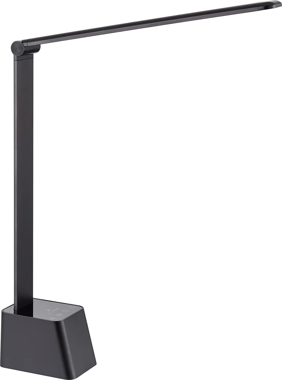 Ambertronix Rechargeable cordless LED Desk Lamp, 5 Brightness  5 Lighting Modes, USB charging Port, Portable, Dimmable, Touch co