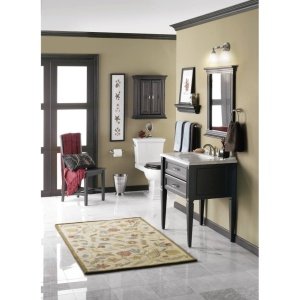 Moen Brantford 1-Light Dual-Mount Bath Fixture, Frosted Glass, Brushed Nickel Finish