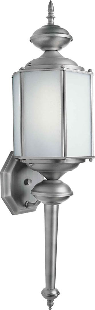 Forte 10021-01-54 One Light Outdoor Lantern, Frosted