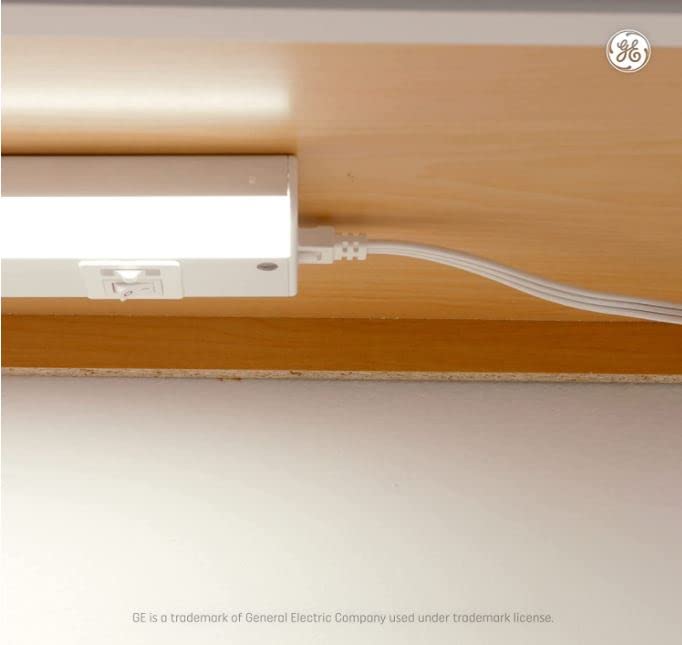 GE Linking Cable for Undercabinet Light Fixtures, 24in, White, Model 93129107, 1 Pack