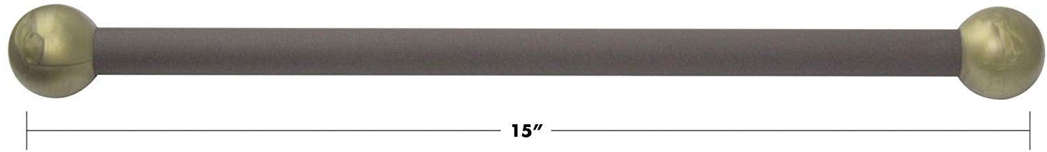 Solus Sca-335Bz-2 Aluminum Cross Arm Ladder Rest For Outdoor Lamp Posts, Weather Resistant, Bronze With Gold Caps, Single Pack