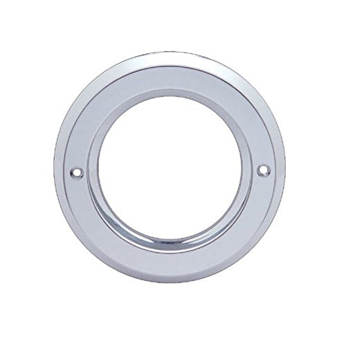 United Pacific (10) Round Chrome Bezels/Covers 2.5&quot; LED Side Marker Clearance Lights