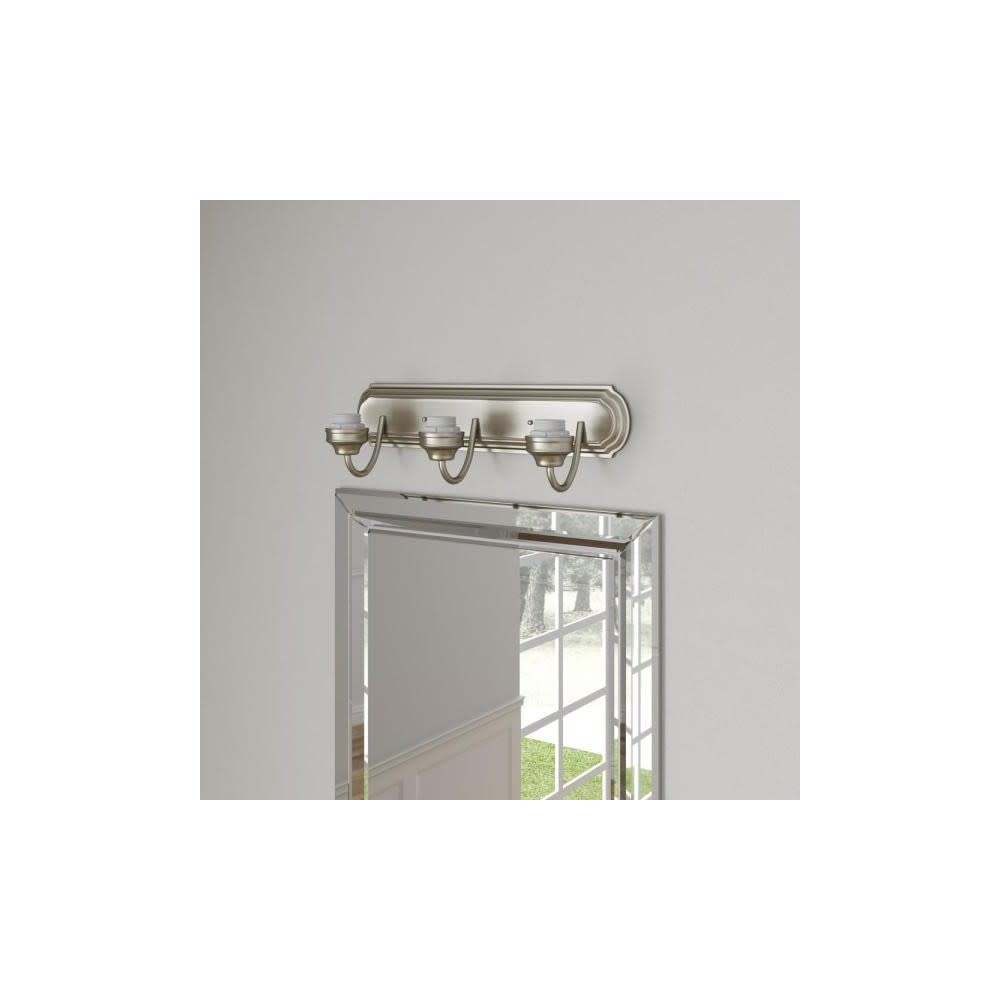 Westinghouse 6300800 Wall Fixture, 3 Lights, Brushed Nickel Finish, Stylish Design