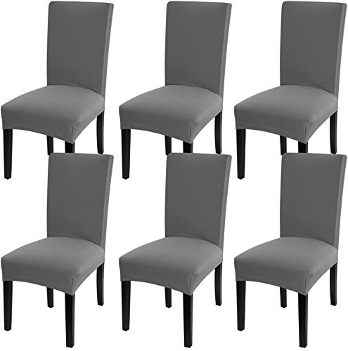 Yisun Dining Room Chair Slipcovers Spandex Dining Chair Covers Parsons Chair Covers Stretch Dining Chair Slip Covers Protector F