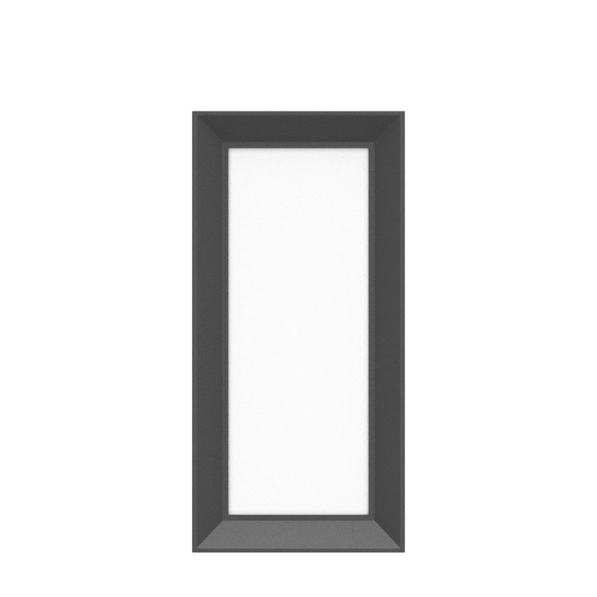 Sytmhoe Modern Led Outdoor Wall Sconce, 24W Matte Black, 3-Color Changeable, Patio Light