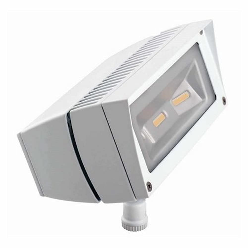 RAB Lighting Cool LED Floodlight, 18W, 1624 Lumens, 277V, Aluminum, White, Model FFLED18W