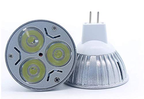 K Jingkelai Mr16 Led Bulbs 3W 12V Cool White 6000K Bulbs Gu5.3 Base 35W Halogen Equivalent Not Dimmable 60 Degree Beam Angle Led