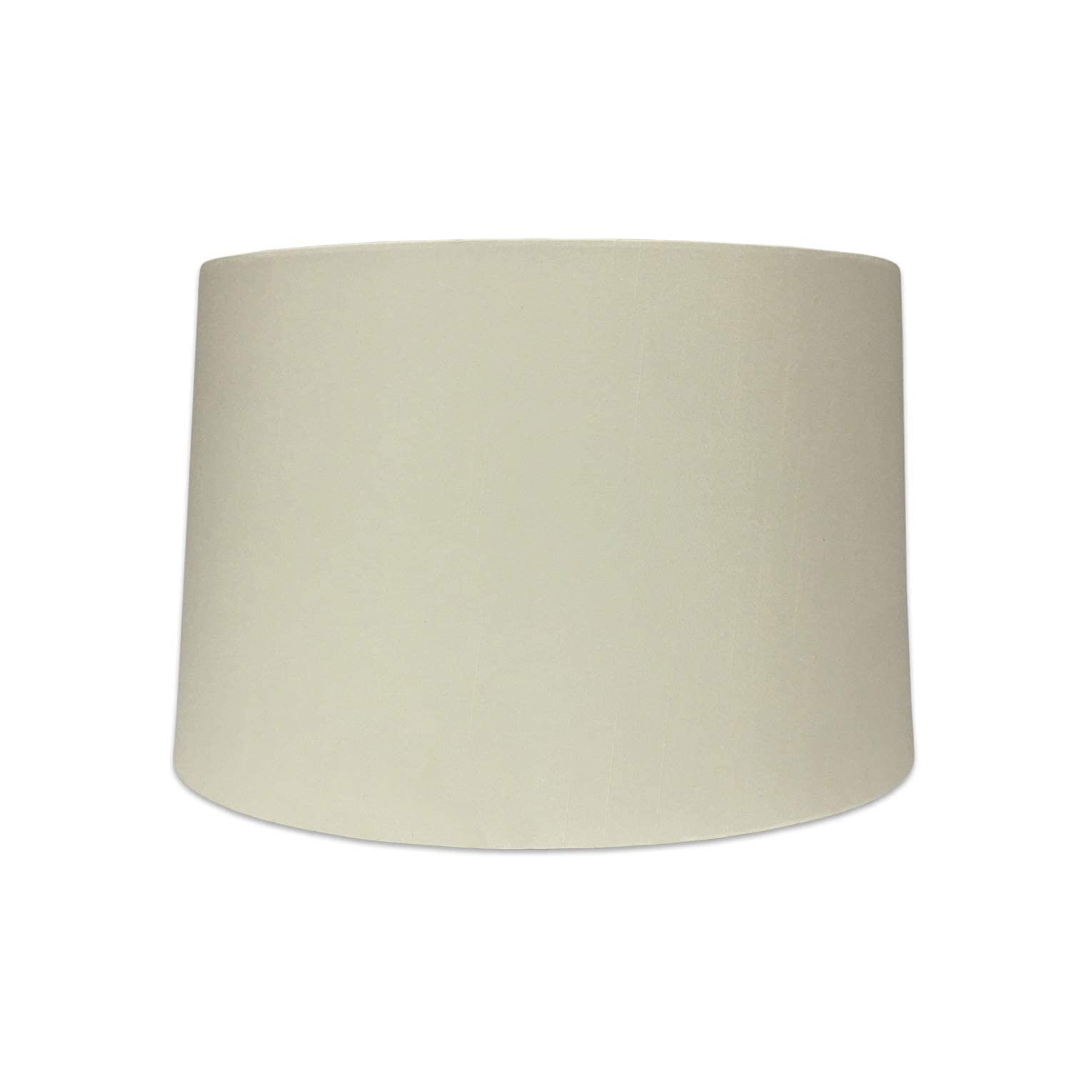 Royal Designs, Inc. Shallow Drum Lamp Shade Fabric 15x16x10 inches Eggshell Model HB-610-16EG