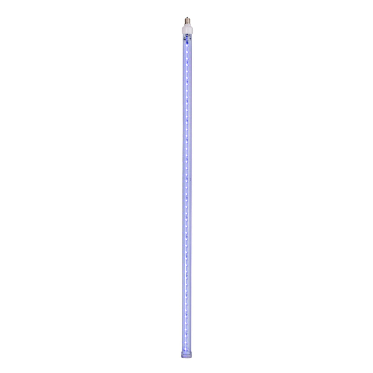 Vickerman 5 Pack Blue Led Snowfall Tube Bulb, 36&quot; C9-E17 Nickel Base, 96 Smd