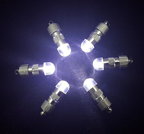 Sumdirect Pack Of 12/30/50/100 Colorful Led Mini Non-Blinking Lights For Paper Lanterns Balloons Floral Wedding Halloween Christmas Party Decoration Centerpieces (50, Blue)