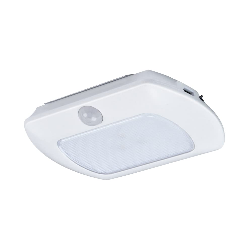 Good Earth Lighting LED Rechargeable Puck Light - 2-Pack, Motion Sensing, White, 4000K, 50 Lumens, USB Charging, Model RE1252-WHG-04