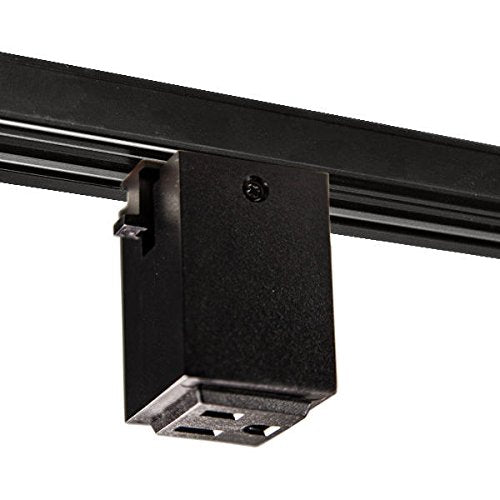 Nora Lighting NT-327B Black Outlet Adapter Track Accessory, 1 Pack