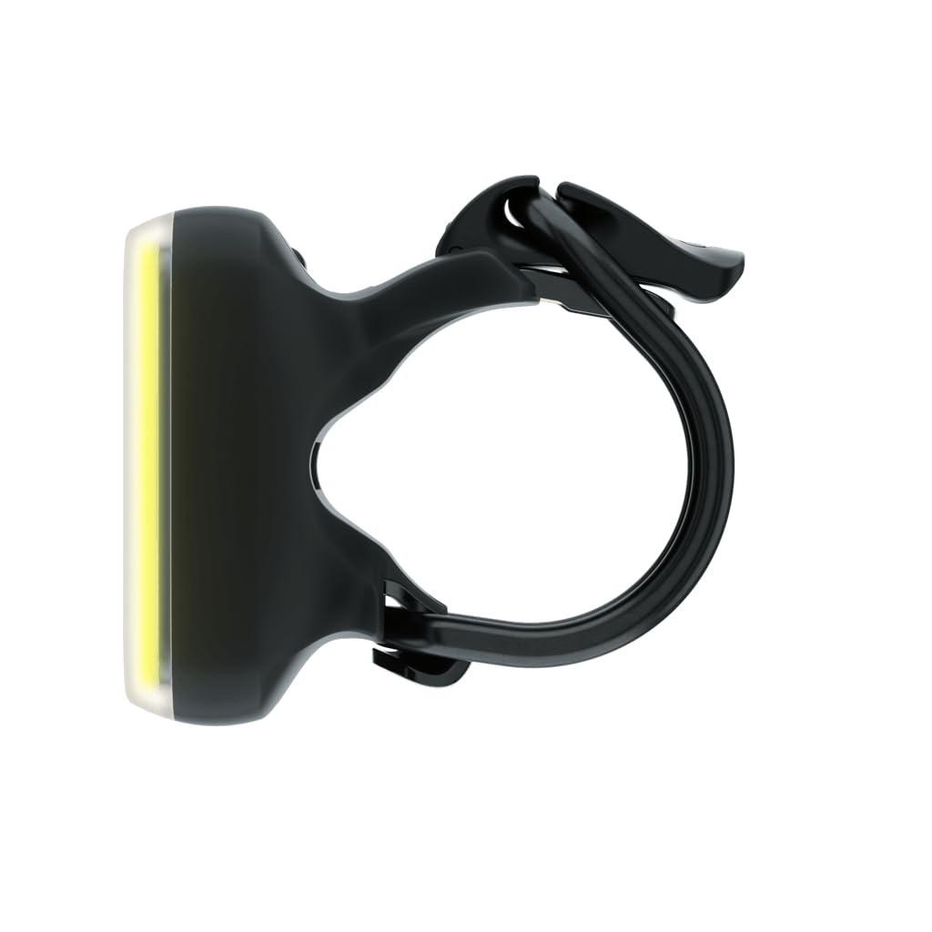 KNOG Blinder Front Bike Light - 200 Lumen Rechargeable LED Headlight - 8 Light Modes, IP67 Waterproof, Square, Black, Model KN476.BLK.SQU