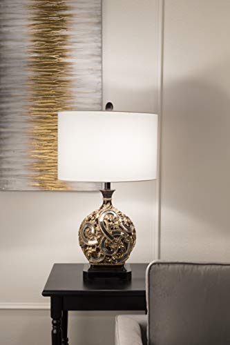 OK Lighting Daliyah Table Lamp 29.5in H Resin Gold Model OK-4294T