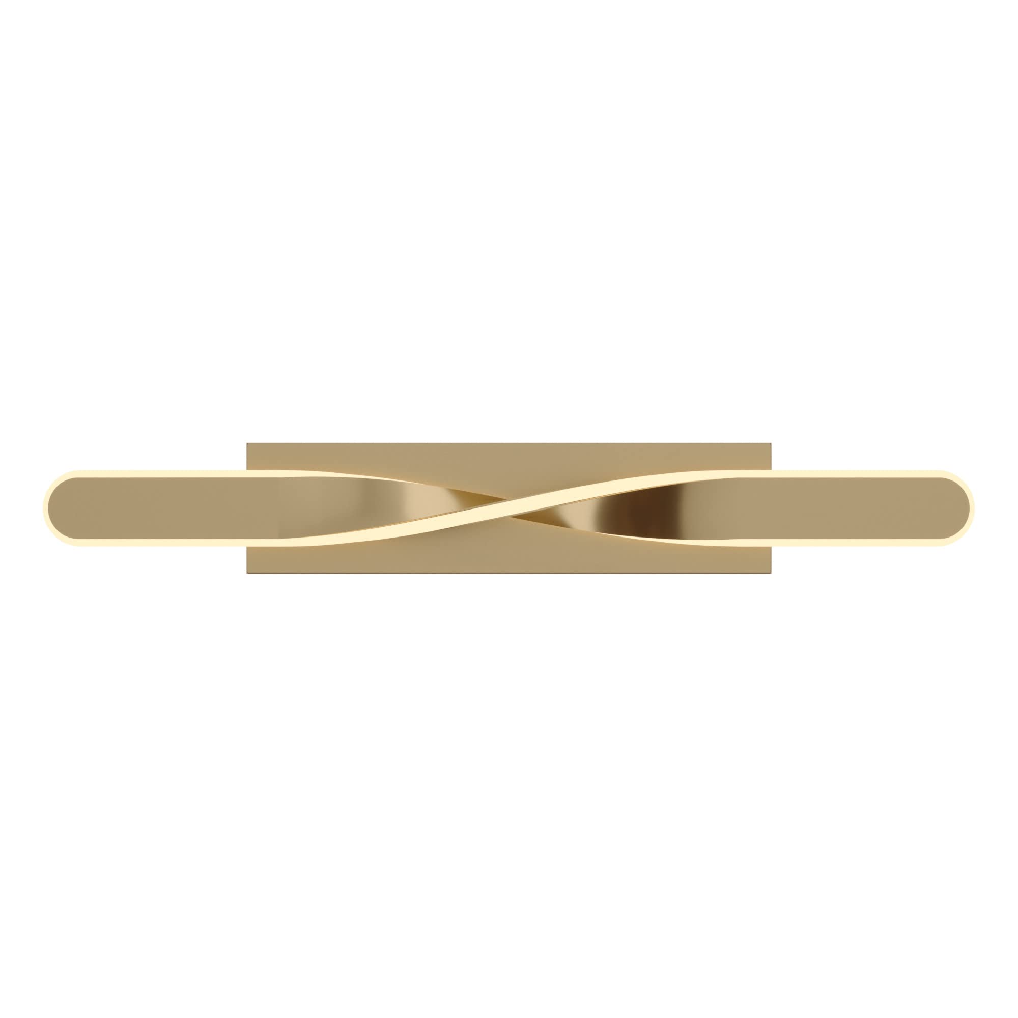AFX Lighting Twist 24 LED Vanity - Satin Brass