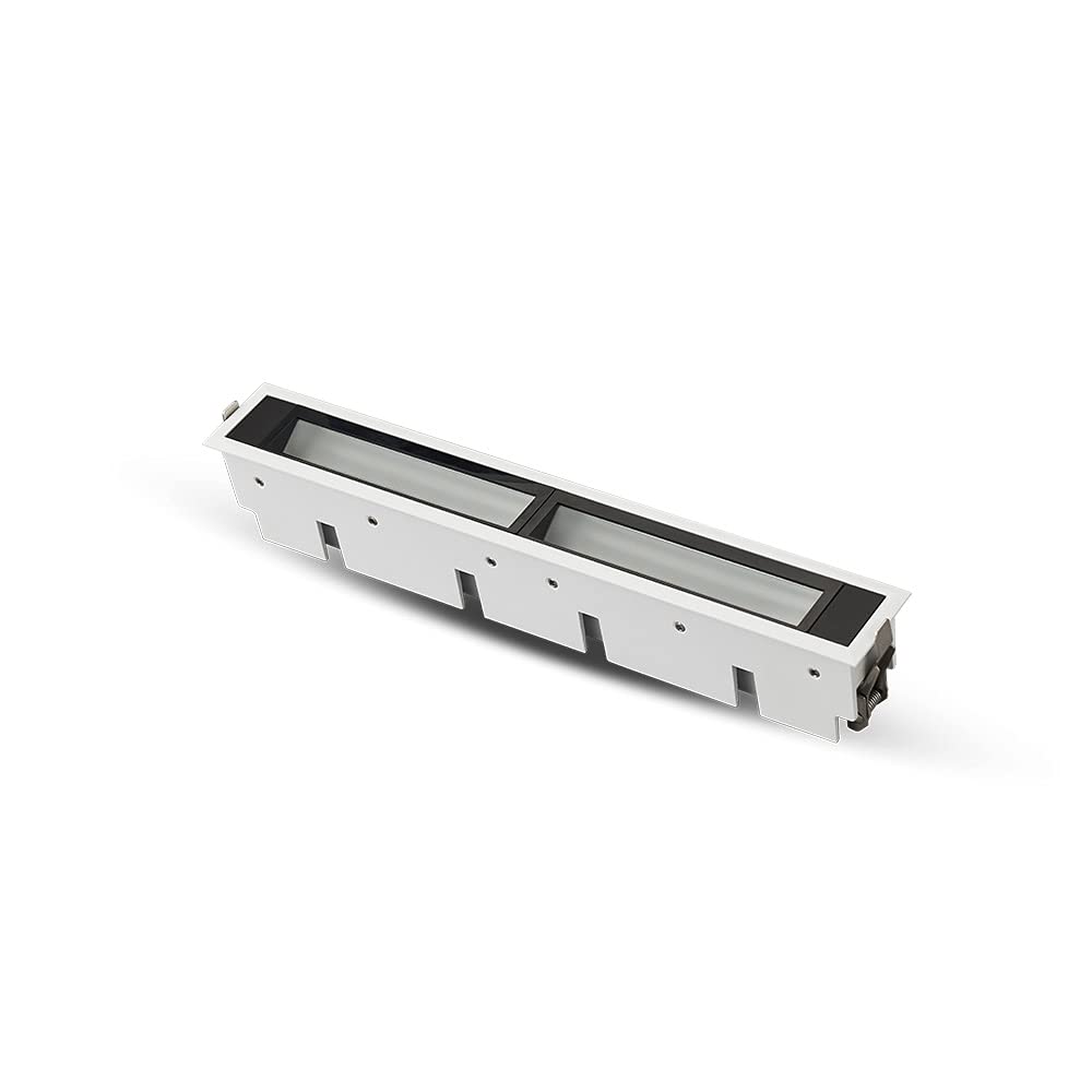 Vonn Lighting Slice 12.5-In Integrated Led Etl Certified Fixed Recessed Wall Washer With Trim, White