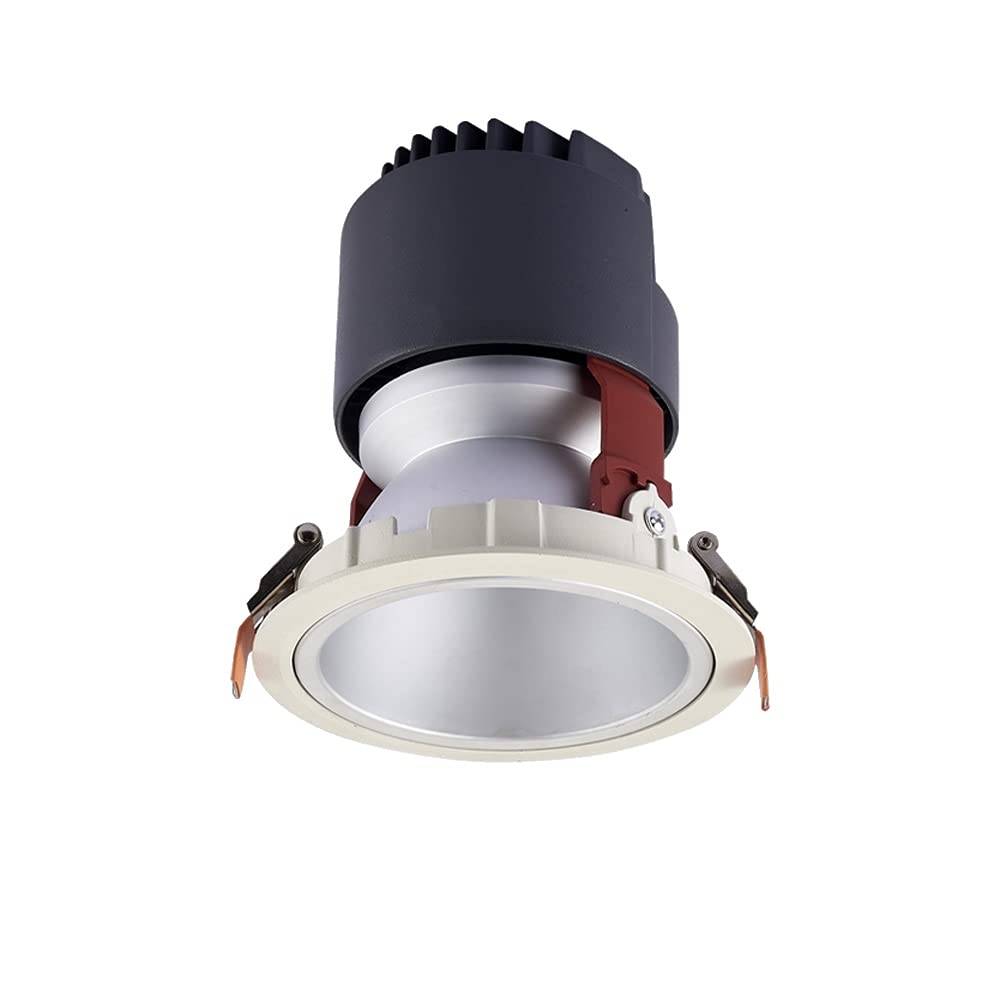 OZZKI Recessed Super Bright Embedded Panel Flat Lamp Recessed Lights Aluminum Round Ceiling Down Lighting Anti-dazzle Decoration