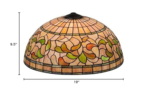 Meyda Tiffany Lighting Fixture, 20in Width, Custom Finish, Model 10977, Metal Construction