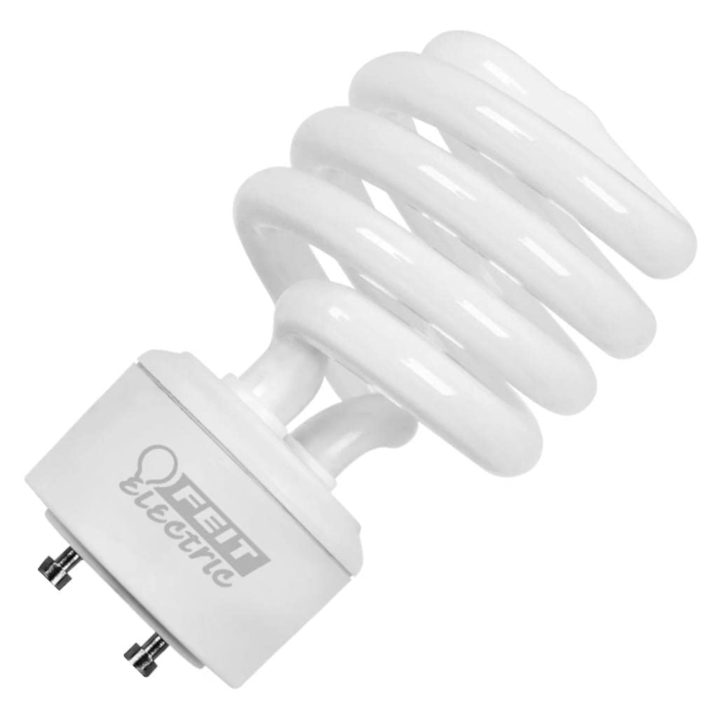 Feit Electric CFL Bulb 100W Equivalent Soft White Plastic 100 Watts Model BPESL23T/GU24