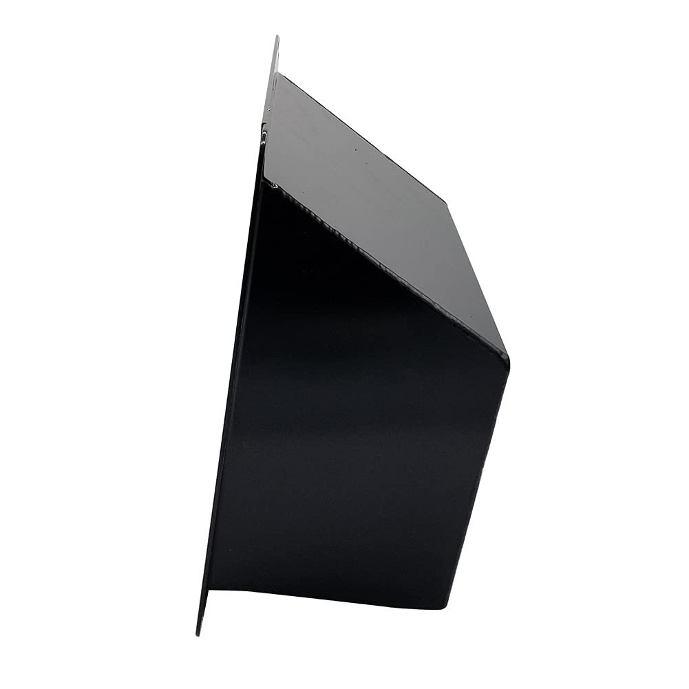 Pit Posse Pp2695Bk Trailer Light Exterior Recessed Bucket Race Car Enclosed Cargo Trailer Automotive Shop - Made In Usa - Aluminum - Predrilled Mounting Hardware Included (Black)