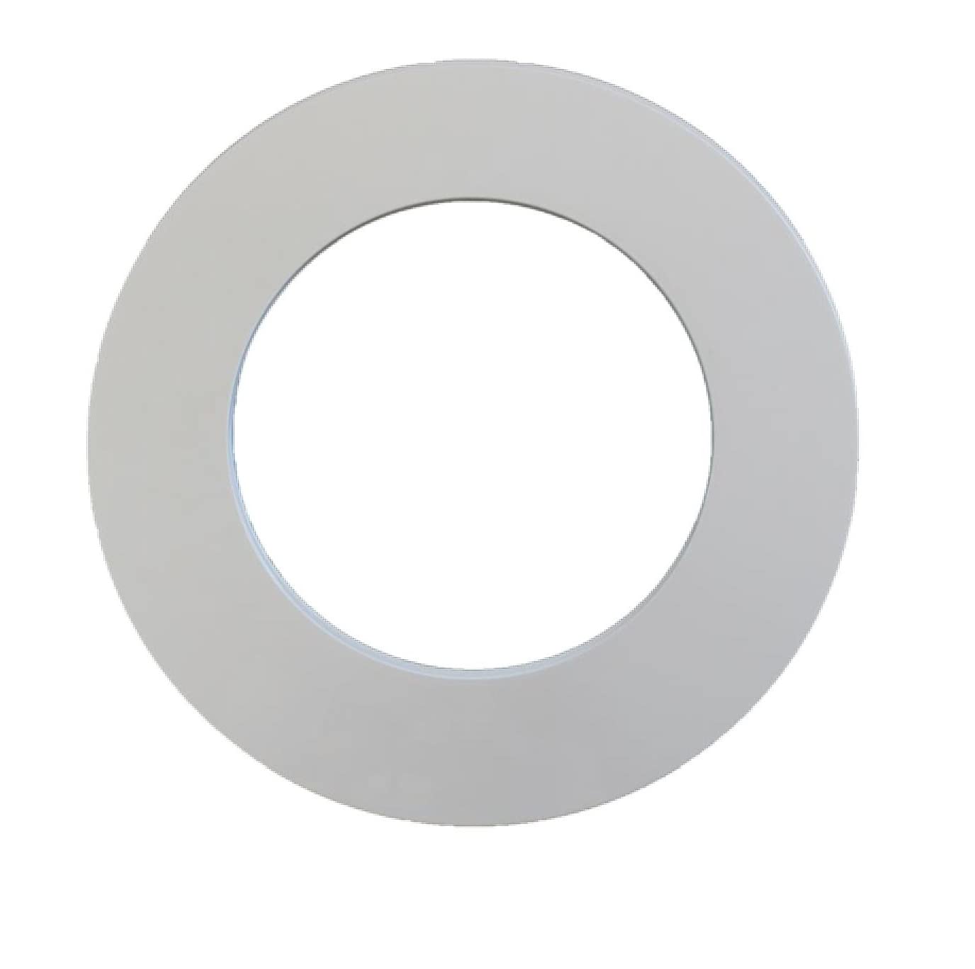 JSP Manufacturing Trim Rings Plastic Ring 10in for Can Lights, 5 Pack, White