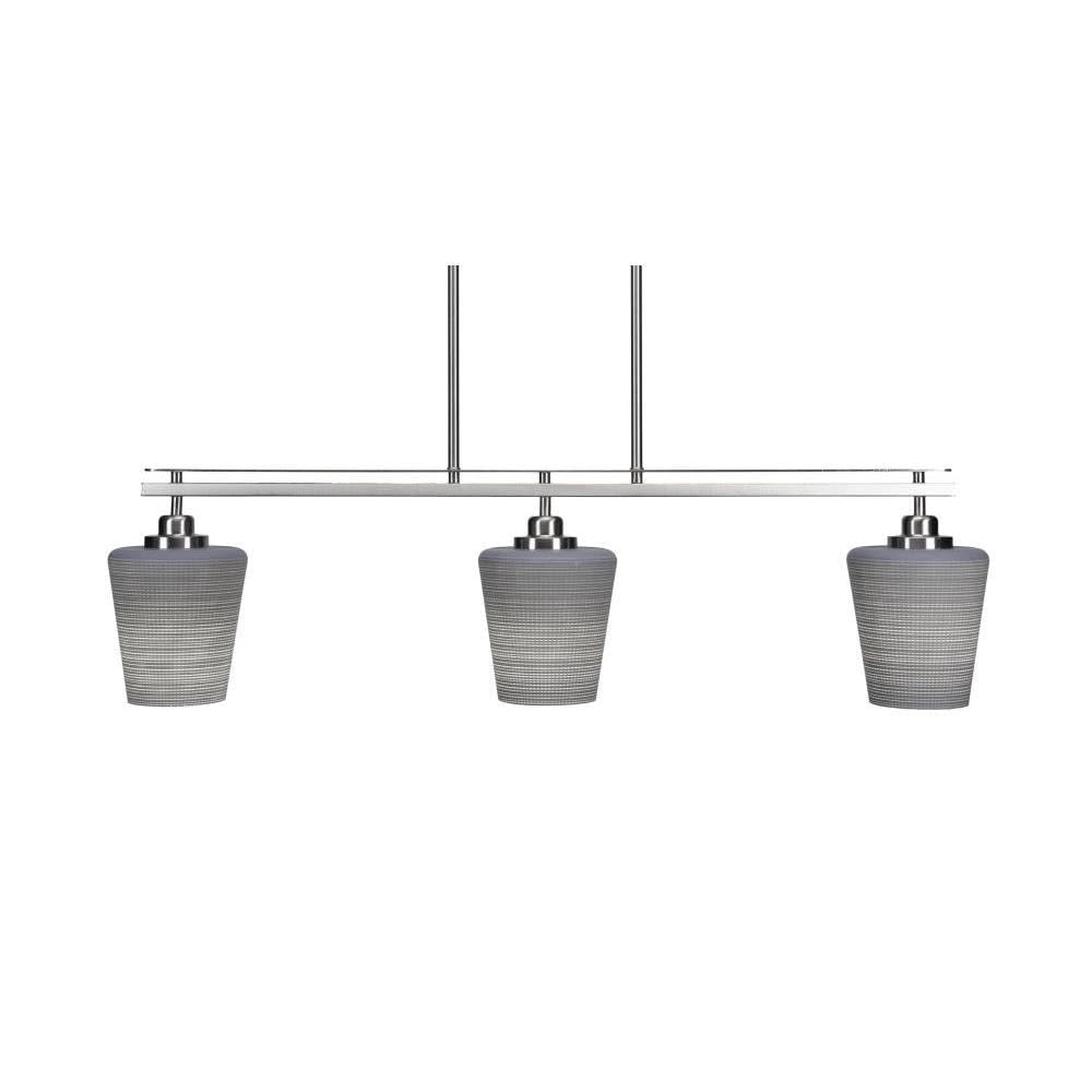 Odyssey 3 Light Island in Brushed Nickel (2636-BN-4032)