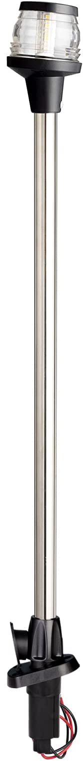 Young Marine All-Around Led Navigation Light With 2-Pin Standard Pole, 24'' With Base